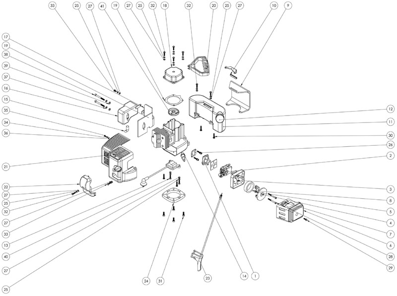 Jiffy Ice Auger Model 30 Parts Diagram